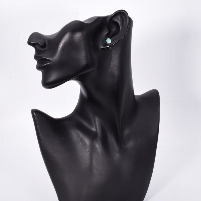 Cercei argint cu amazonit mici Tropical [2]