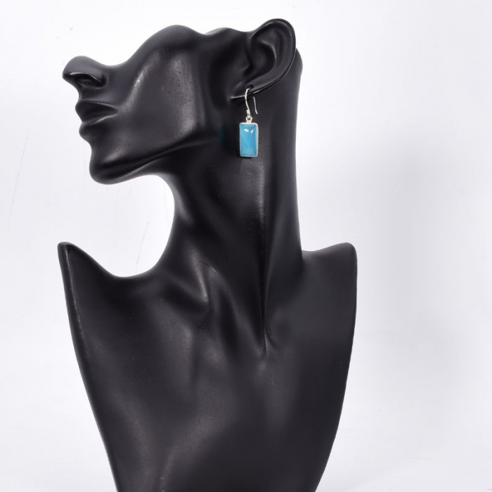 Cercei argint cu calcedonia Briza Oceanului [2]