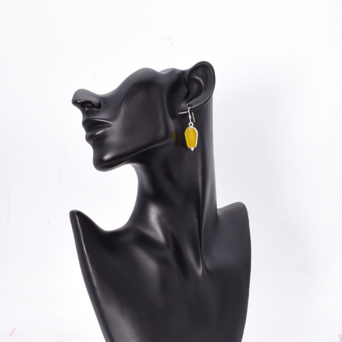 Cercei argint cu jad galben Elixirul Soarelui [2]