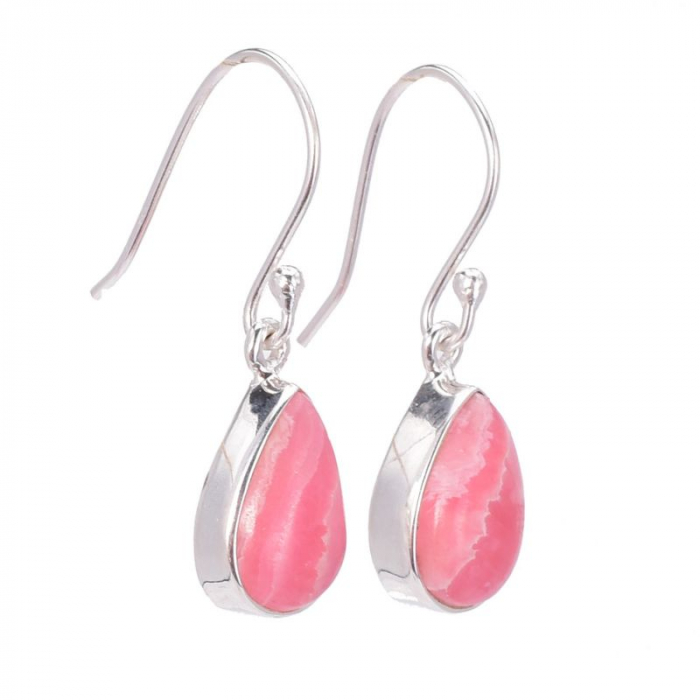 Cercei argint cu rodocrozit, para [2]