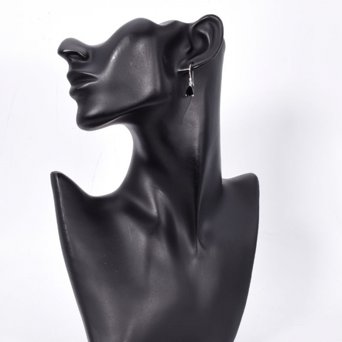 Cercei argint cu spinel negru Luxury [2]