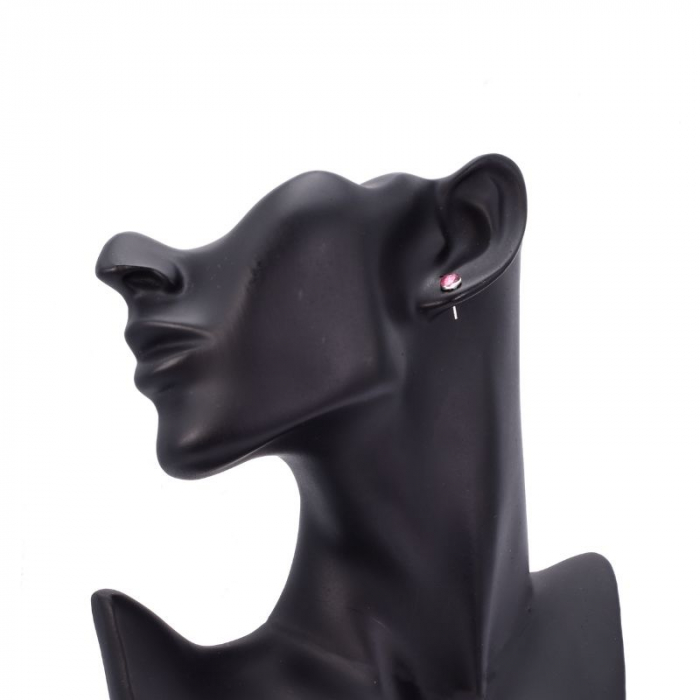 Cercei argint cu turmalina roz [3]