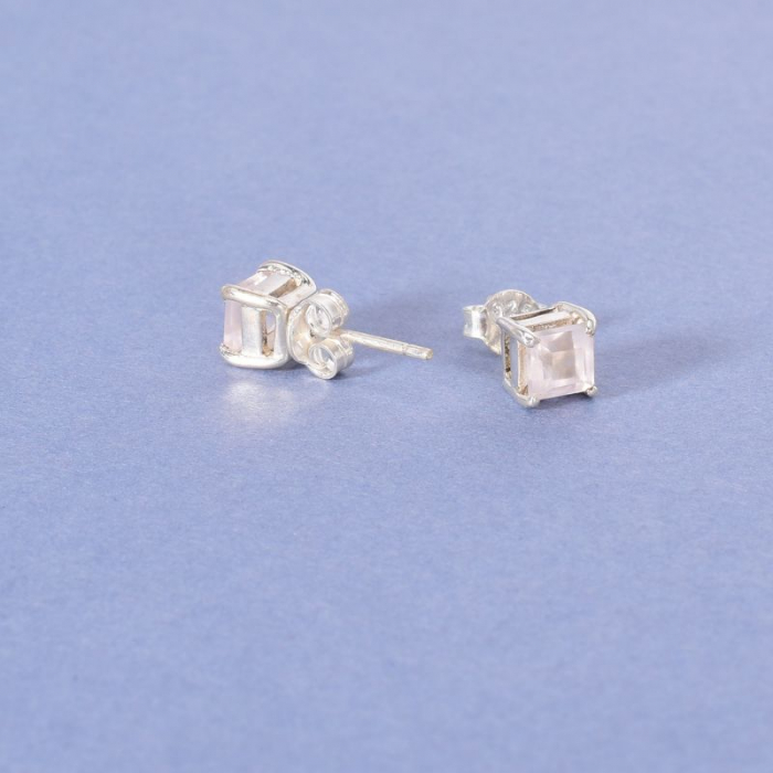 Cercei argint cuart fatetat Delicat [2]