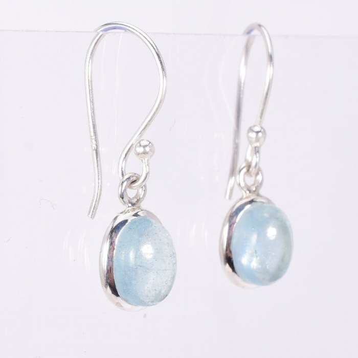 Cercei argint acvamarin natural [2]