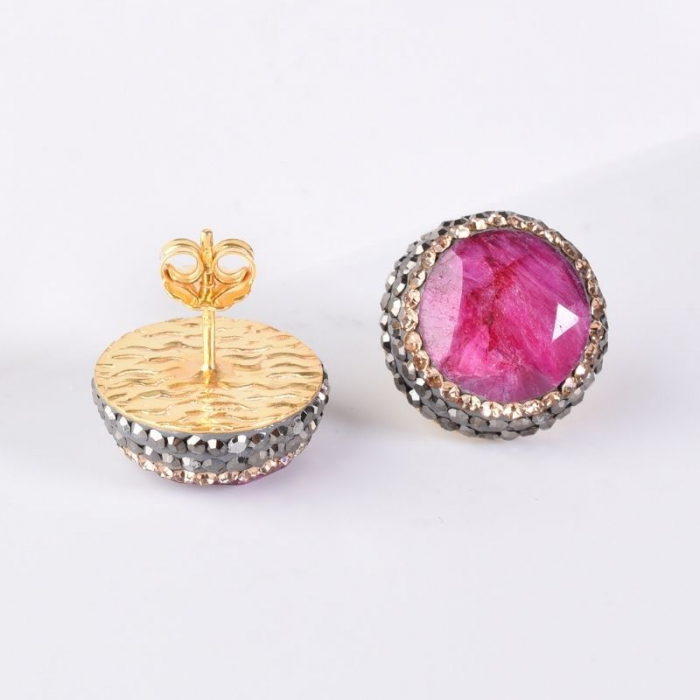 cercei-argint-rotunzi-placaj-aur-rubin [3]