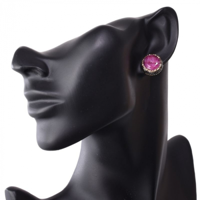 cercei-argint-rotunzi-placaj-aur-rubin [4]