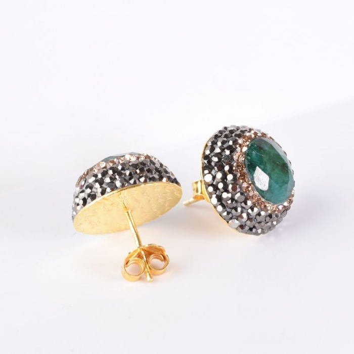 cercei-argint-rotunzi-placaj-aur-smarald-hematit-cz [3]