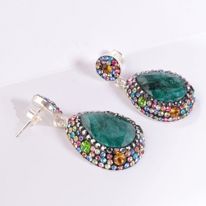 cercei-argint-smarald-cz-colorate [3]