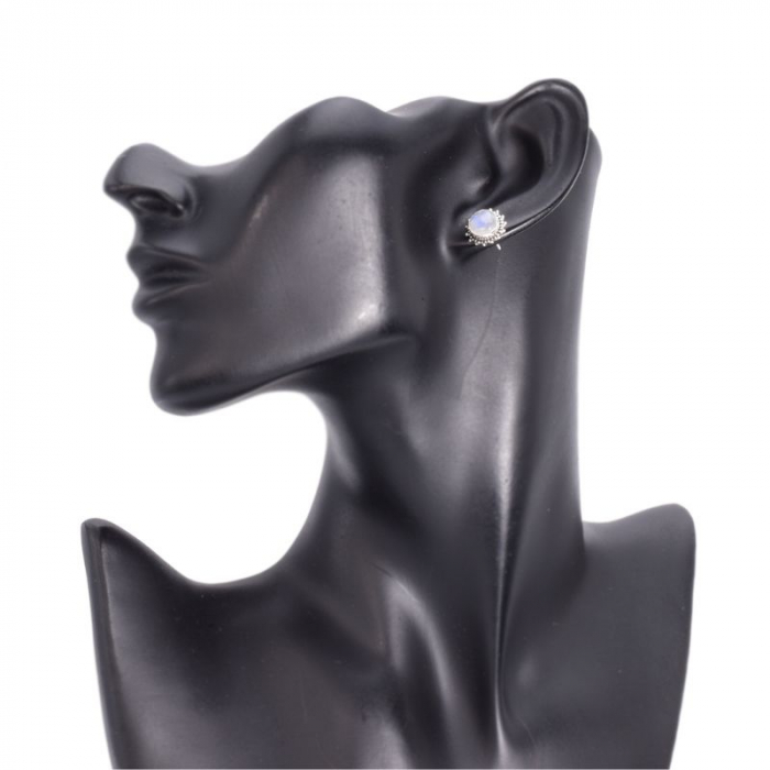 Cercei argint Soare cu piatra lunii [3]