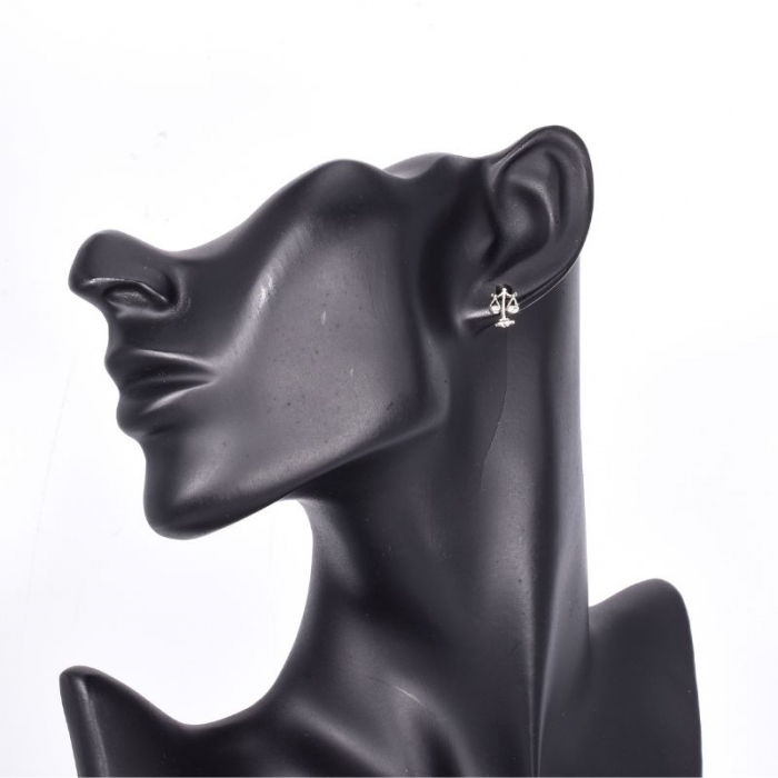 Cercei argint zodia Balanta [3]