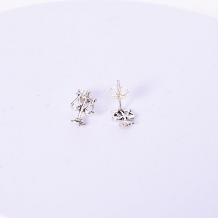 Cercei argint zodia Balanta [2]