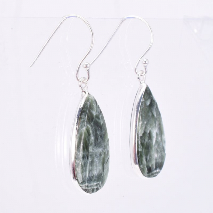 Cercei de argint cu pietre serafinit [2]