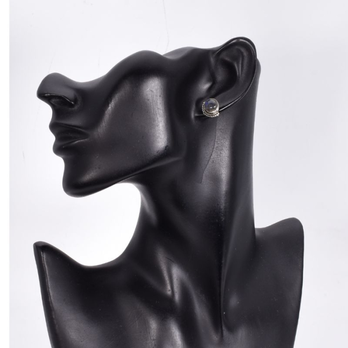 Cercei de argint cu labradorit Evantai [2]