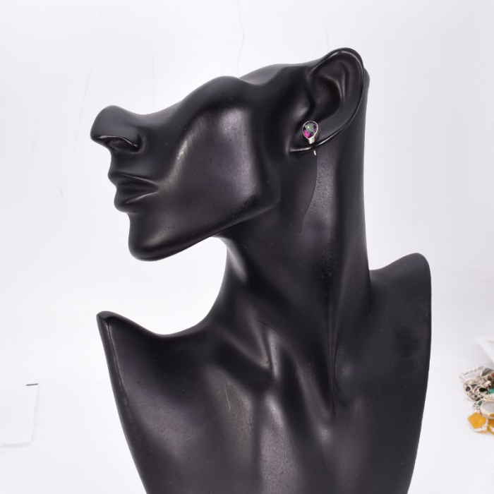 Cercei de argint cu topaz mistic [2]