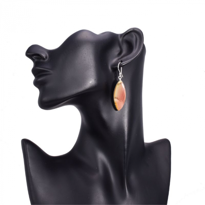 Cercei din argint 925 cu piatra semipretioasa jasp imperial [3]