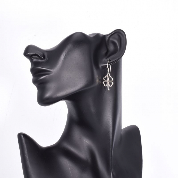 Cercei din argint Trifoi cu 4 Foi [2]