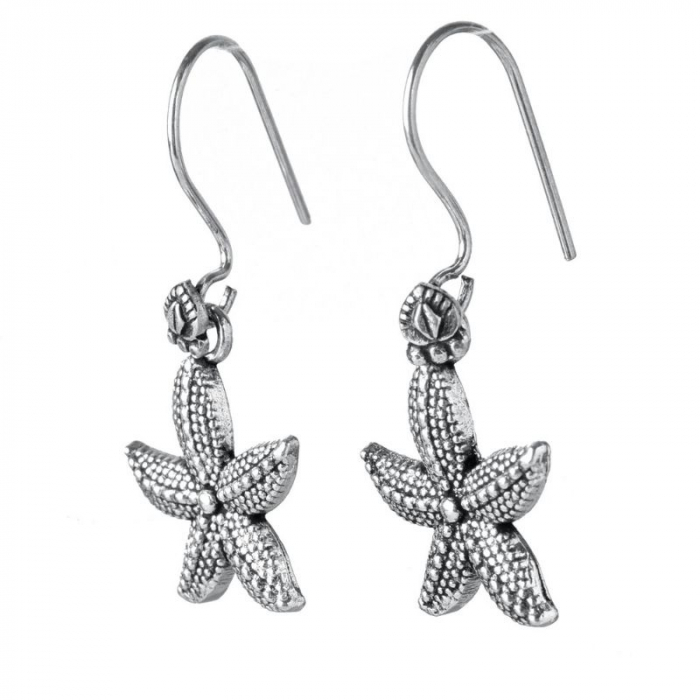 Cercei lungi argint Stelute de Mare [2]