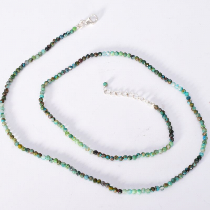 Colier argint crisocola 2.5 mm, lungime 45 cm [3]
