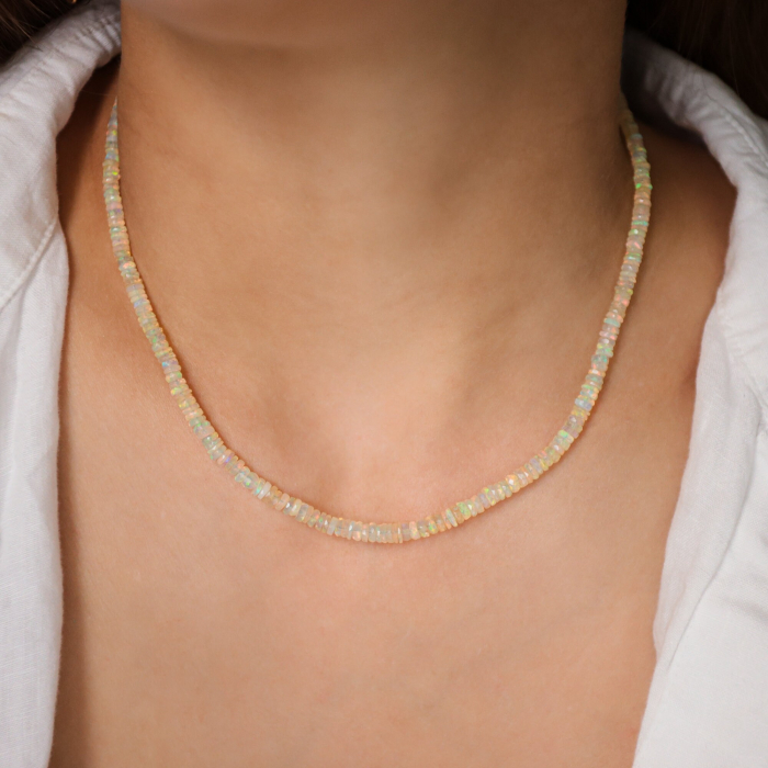 Colier argint cu opal etiopian [2]