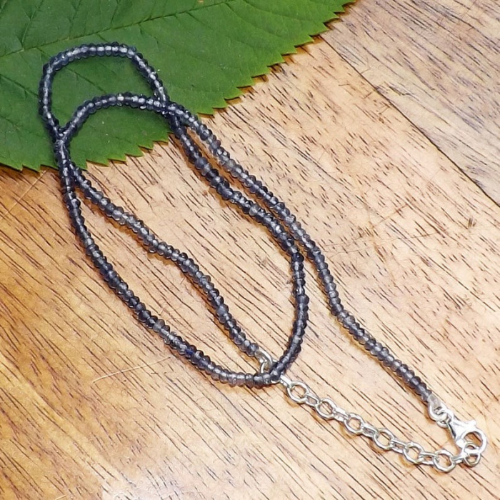 Colier de argint cu iolit 2,5 mm [2]