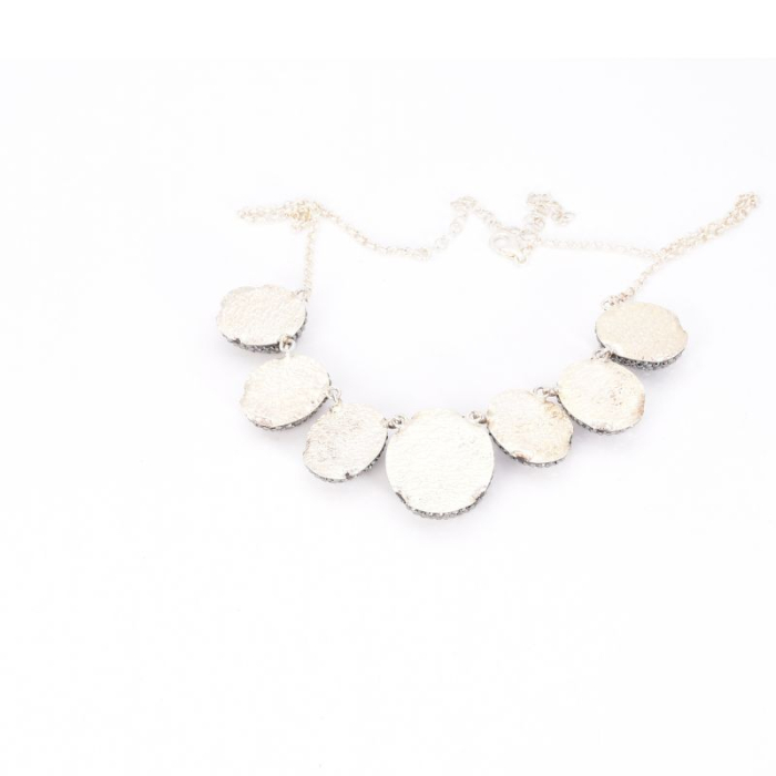 Colier din argint cu safir, hematit si CZ Regina Anatoliei [5]