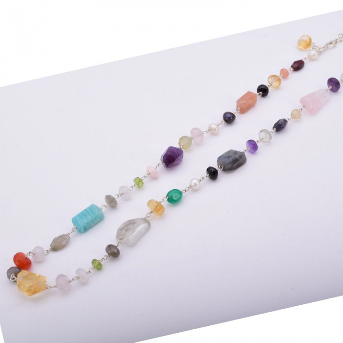 Colier din argint cu pietre semipretioase [4]