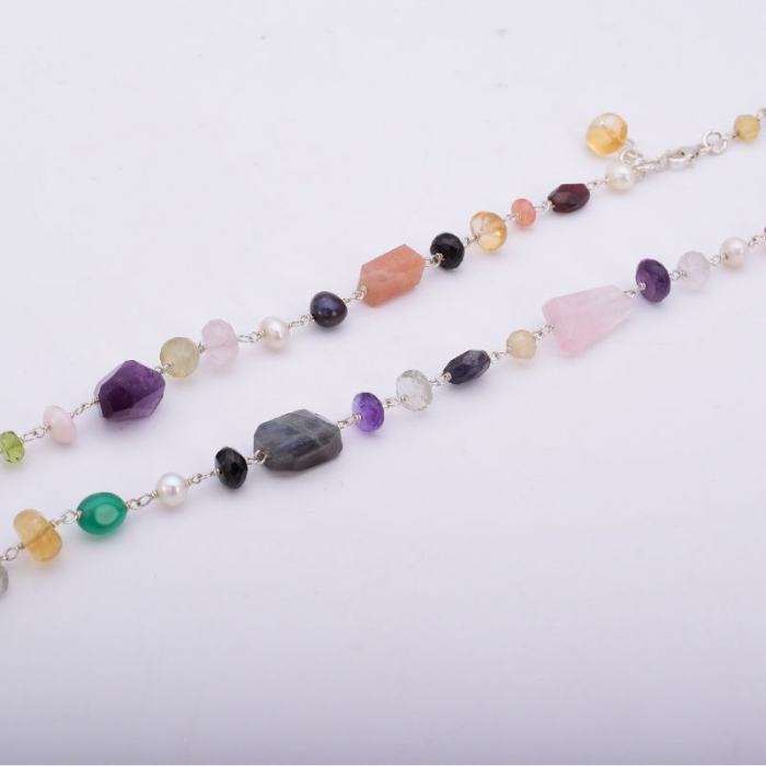 Colier din argint cu pietre semipretioase [5]