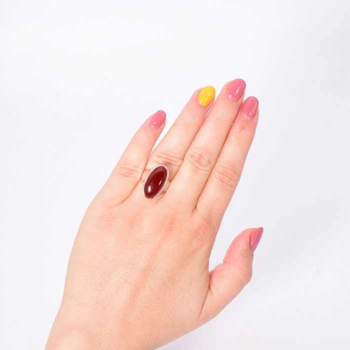 Inel argint cu carneol Ecoul Toamnei [2]