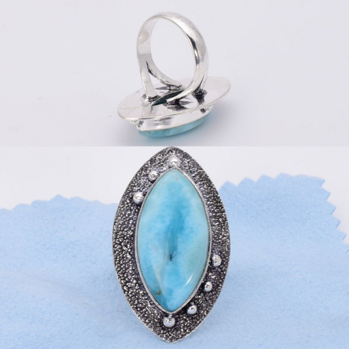 Inel argint cu larimar marchiz Vis Imperial [2]