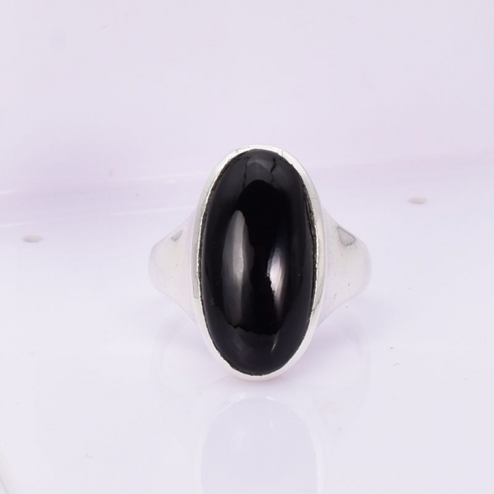 Inel argint cu onix oval Puterea Tacerii [4]