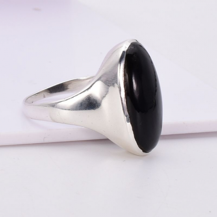 Inel argint cu onix oval Puterea Tacerii [3]