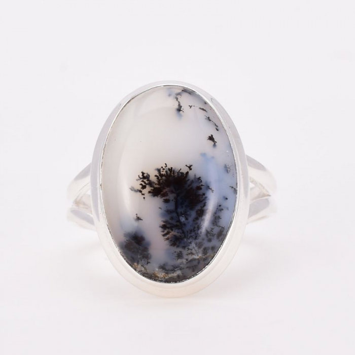 Inel argint cu piatra opal dendritic [3]