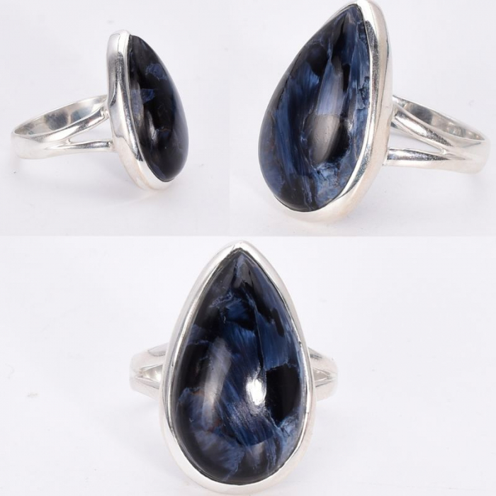 Inel argint cu pietersit, para Stralucire Crepusculara [2]