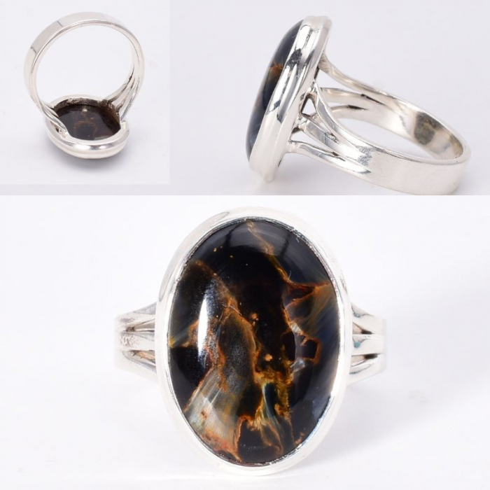 Inel argint unicat pietersit Reflexii Spectaculoase [2]