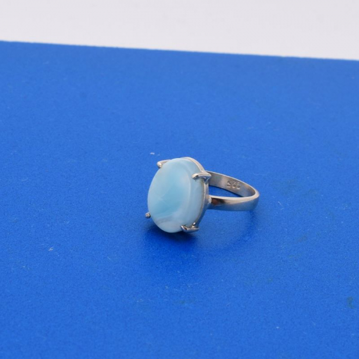 Inel de argint cu larimar [3]