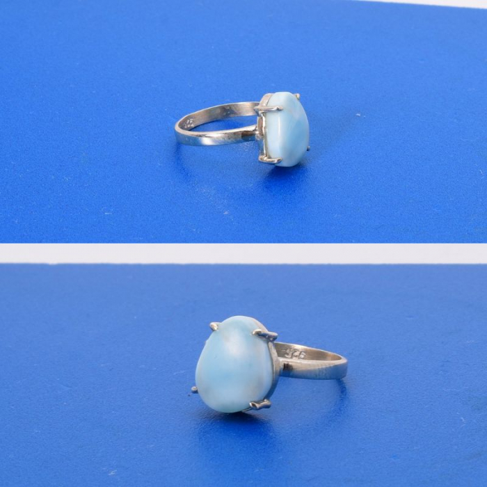 Inel de argint cu larimar [4]