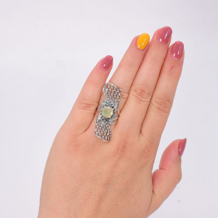 Inel de argint cu opal etiopian Fantezie [2]