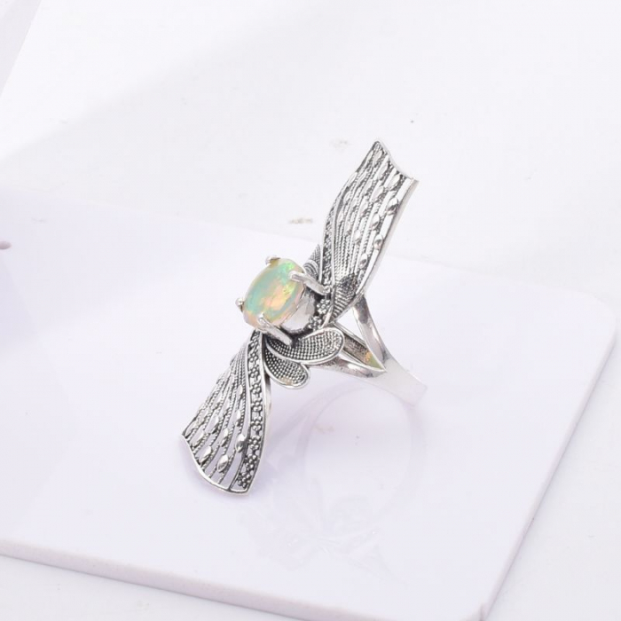 Inel de argint cu opal etiopian Fantezie [4]