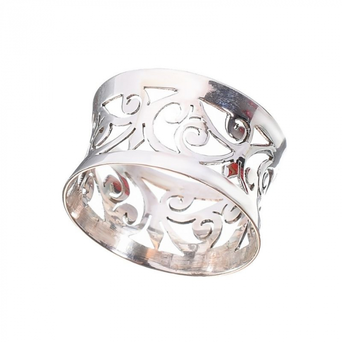 Inel lat argint model verigheta [2]