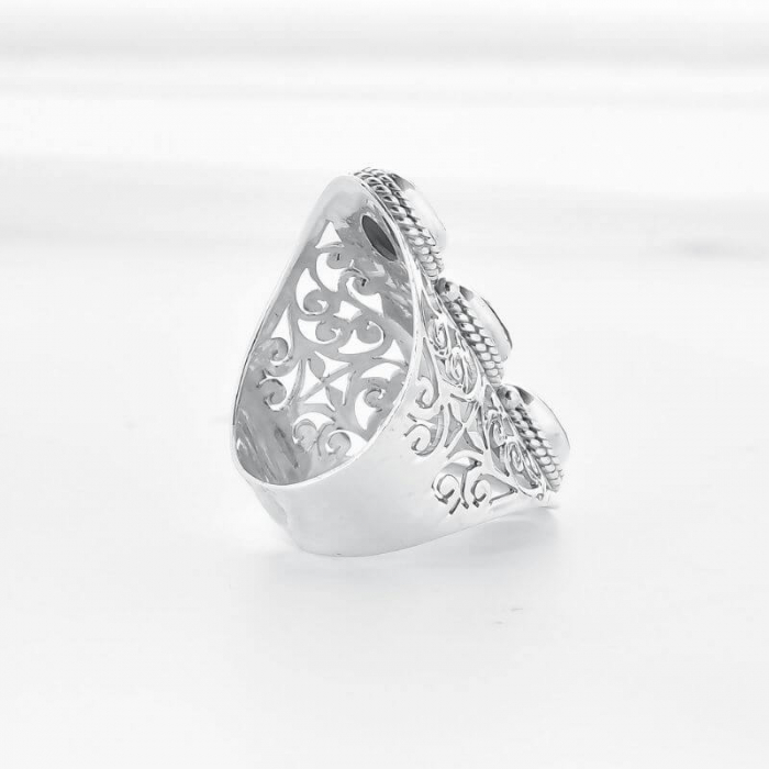 inel-trio-cu-rubin-natural-din-argint-stil-boho-chic [3]