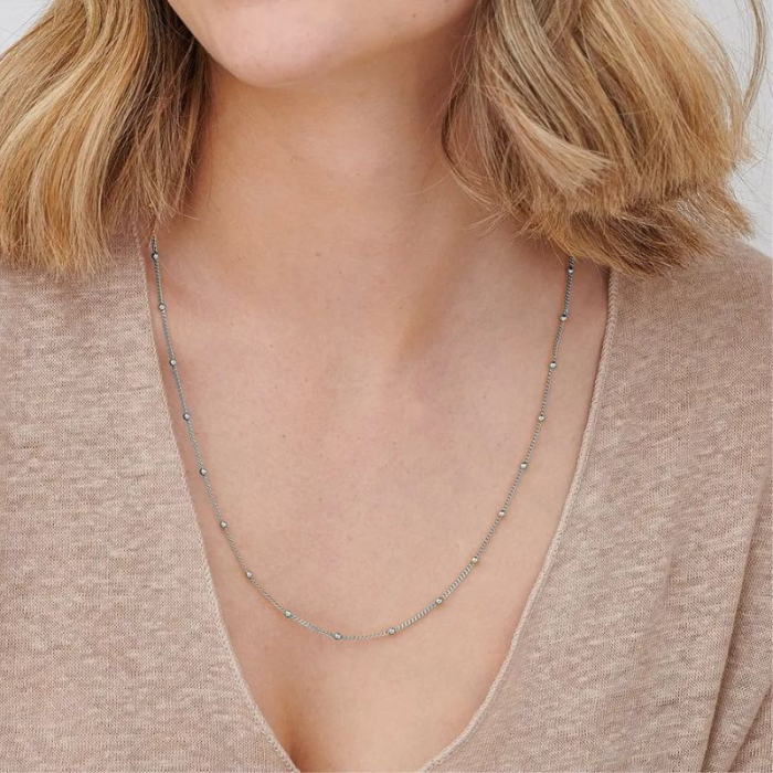 Lantisor argint dama cu bilute [2]