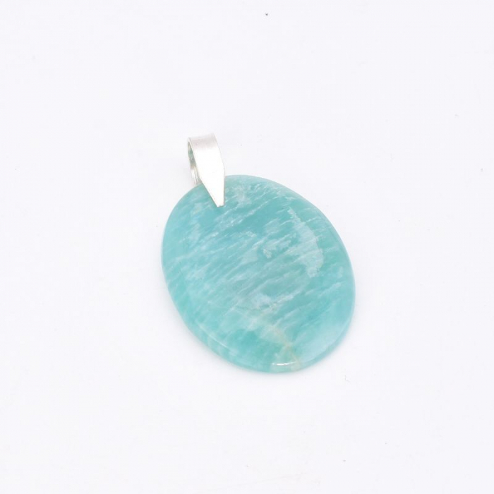 Pandantiv argint cu amazonit oval [3]