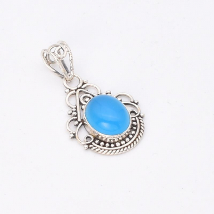 Pandantiv argint cu calcedonia Boho Elegance [3]