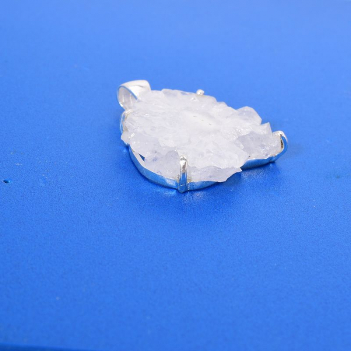 Pandantiv argint cu cuart solar stalactite [5]