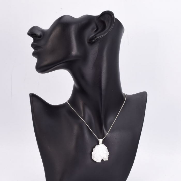 Pandantiv argint cu cuart solar stalactite [2]