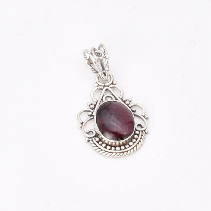 Pandantiv argint cu granat Boho Elegance [3]