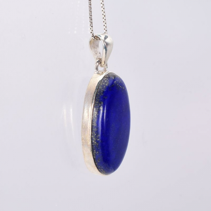 Pandantiv argint cu lapis lazuli Albastru Regal [4]
