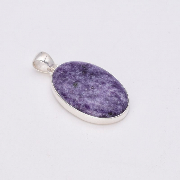Pandantiv argint cu lepidolit Amurg Violet [3]