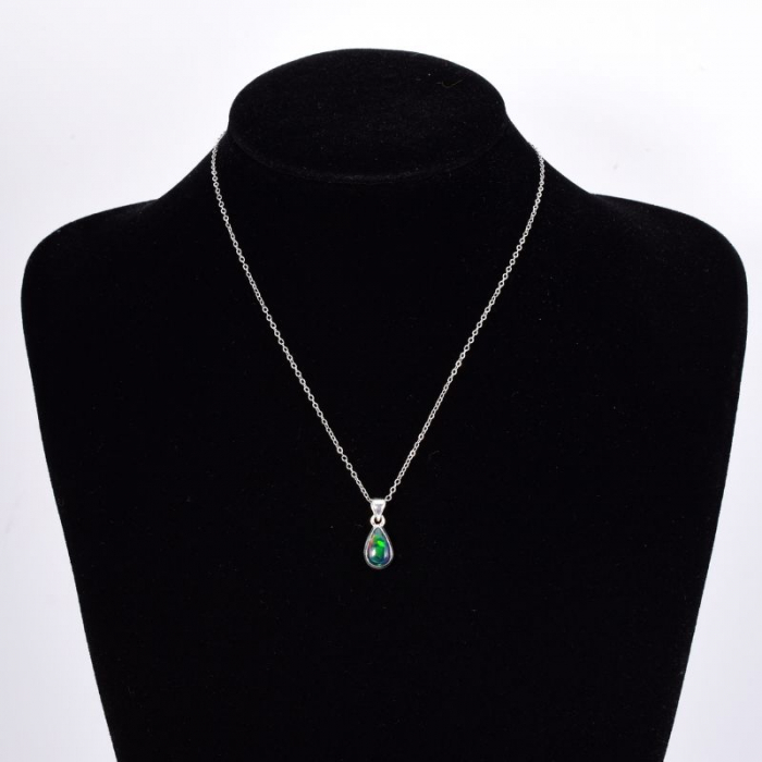 Pandantiv argint cu opal negru etiopian [3]