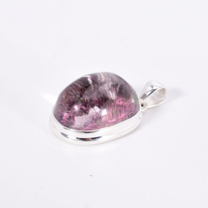 Pandantiv argint cu piatra lodolit violet [7]